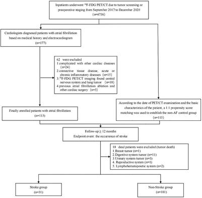 Right Atrial Fluorodeoxyglucose Uptake Is a Risk Factor for Stroke and Improves Prediction of Stroke Above the CHA2DS2-VASc Score in Patients With Atrial Fibrillation